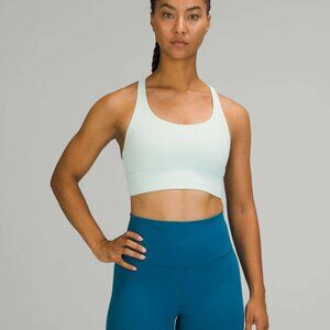 Lululemon Energy Longline Bra Delicate Mint Blue Size 6